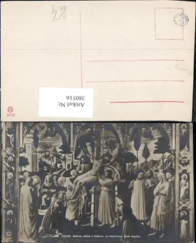 380516,Künstler Ak Beato Angelico La Deposizione Jesus wird v. Kreuz genommen Religion