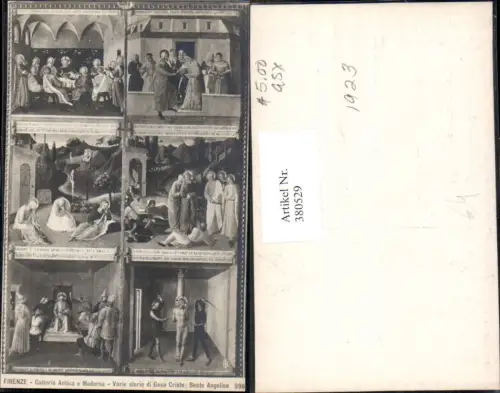 380529,Mehrbild Künstler Ak Beato Angelico Varie storie di Gesu Cristo Jesus Episoden Leben Religion