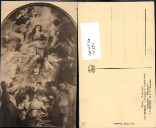 380539,Künstler Ak Peter Paul Rubens L Assomption de la Sainte-Vierge Jungfrau Religion