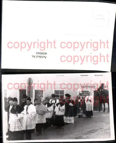 408045,Foto Ak Prozession Priester Ministranten Religion