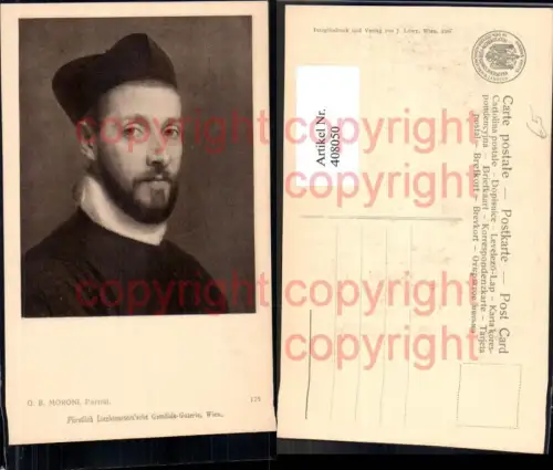 408050,Künstler Ak G. B. Moroni Portrait Priester Religion
