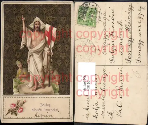 408120,Litho Jesus Gonfanon Religion