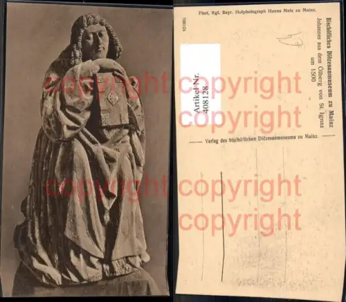 408128,Johannes a. d. Ölberg von St. Ignaz Statue Religion