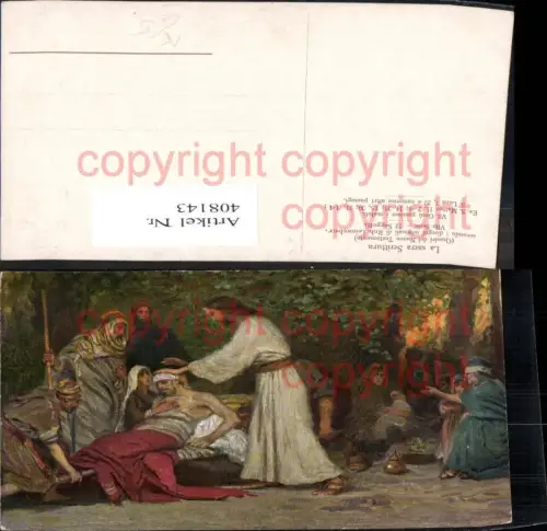 408143,Künstler Ak Rob. Leinweber Heilige Schrift Jesus als Heiler Religion