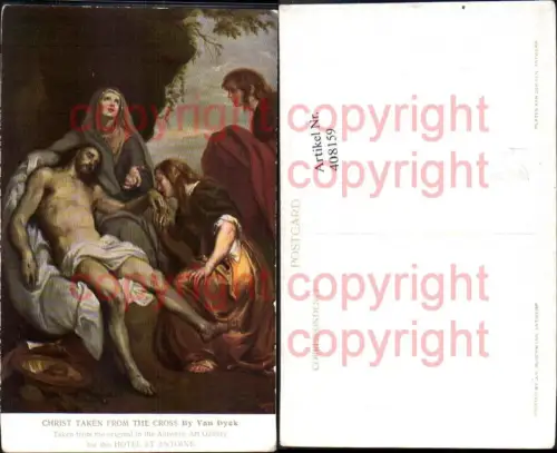 408159,Künstler Ak Van Dyck Christ taken from the Cross Religion