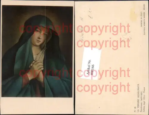 408166,Künstler Ak Sassoferrato La Vergine Addolorata Jungfrau Religion