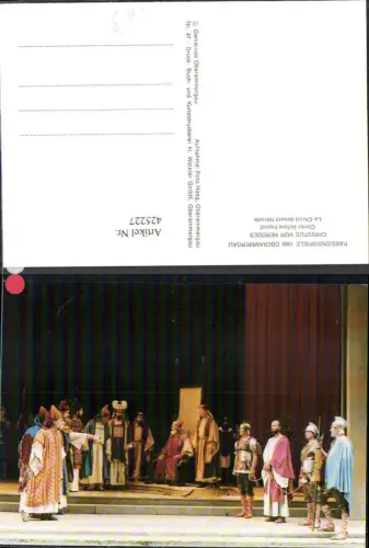 425227,Oberammergau 1980 Christus v. Herodes Nr. 47 Passionsspiele Religion