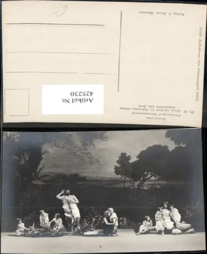 425230,Oberammergau Nr. 16 Adam verdient Brot Passionsspiele Religion