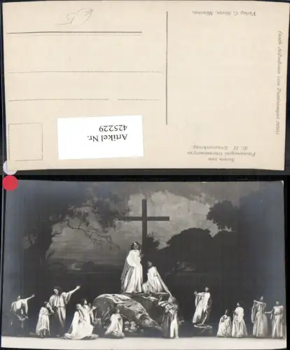 425229,Oberammergau Nr. 12 Kreuzverehrung Passionsspiele Religion