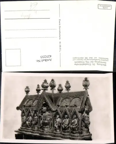425233,Marburg Sarkophag d. Heiligen Elisabeth Religion