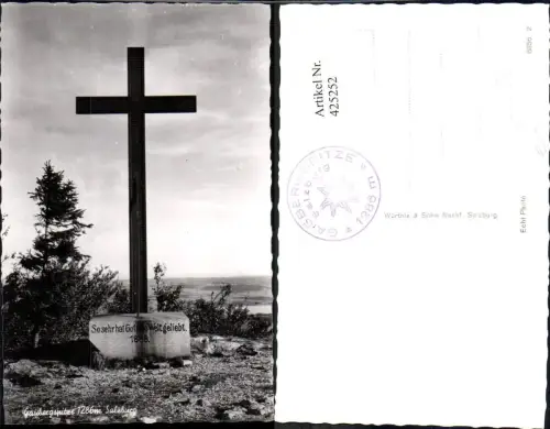 425252,Foto Ak Gaisbergspitze Parsch Salzburg Gipfelkreuz Bildstock Flurkreuz Religion