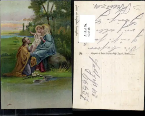 425438,Künstler Ak Sacra ed Augusta Famiglio Heilige Familie Religion