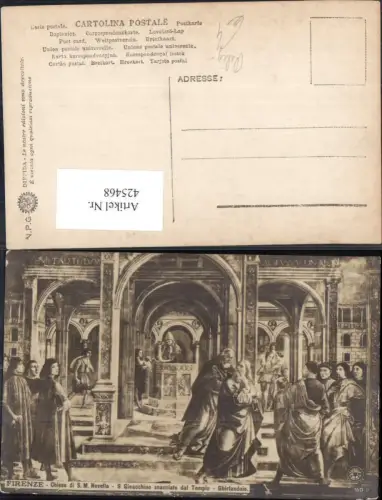425468,Künstler Ak Chiesa di S. M. Movella S. Gioacchino scacciato dal Tempio Religion