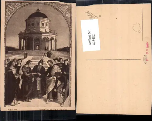 425482,Künstler Ak Milano Sposalizio di Maria Vergine Religion