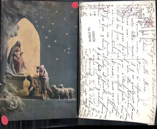 425485,Künstler Ak Mastroianni Die Anbetung d. Hirten Religion