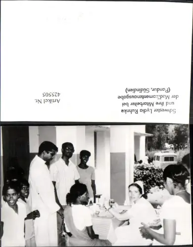 425505,Schwester Lydia Ruhnke Pandur Südindien Rotes Kreuz Religion Mission Missionare