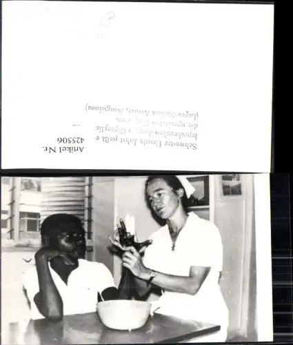 425506,Schwester Ursula Johst Lepra Station Assuar Neuguinea Rotes Kreuz Religion Mission Missionare