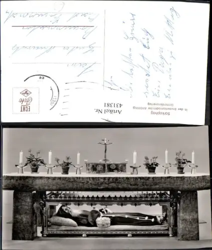 431381,Sarkophag i. d. Bruderkonradkirche Altötting Drittordensverlag Religion
