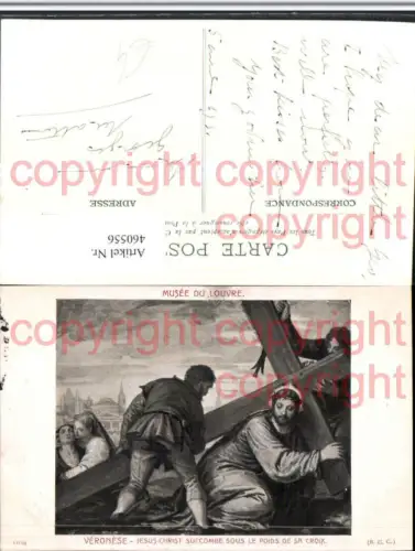 460556,Künstler AK Veronese Jesus Christ Croix Kreuz Religion