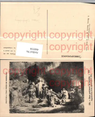 460558,Künstler AK Jesus guerissant les malades Heilung Kranke Religion