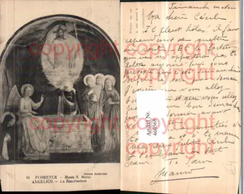 460568,Künstler AK Angelico Resurrection Auferstehung Jesus Engel Religion