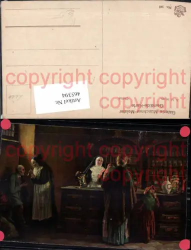 465394,Künstler Ak A. M. Wirth Caritas Nonnen Apotheke Religion