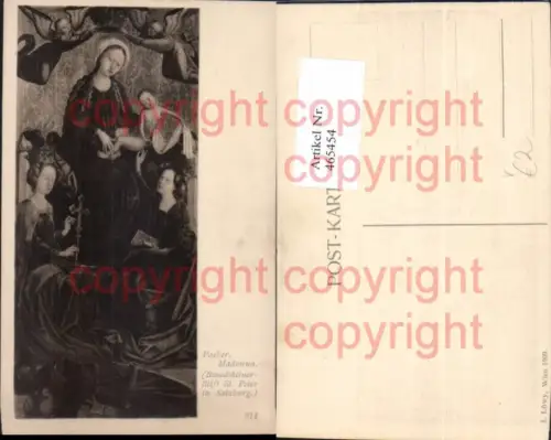 465454,Künstler Ak Pacher Madonna Religion pub J. Löwy 314