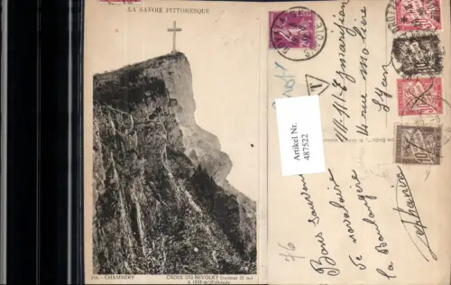 487522,Bildstock Flurkreuz Gipfelkreuz La Savoie Chambery Croix du Nivolet