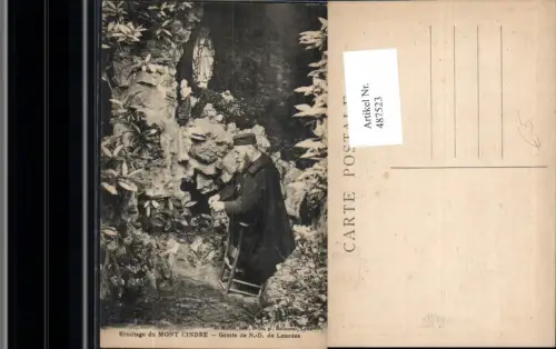 487523,Ermitage du Mont Cindre Grotte de Notre Dame de Lourdes Bildstock Flurkreuz