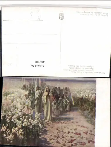 489101,Künstler AK Stachiewicz Legende von der Mutter Gottes Prozession