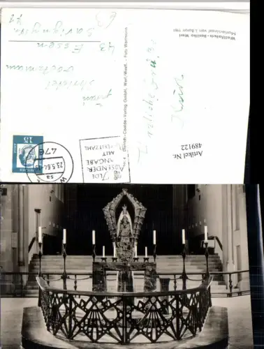 489122,Werl Wallfahrtskirche Basilika Marieninsel Gnadenbild