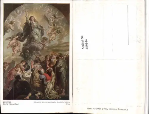 489144,Künstler AK Rubens Mariä Himmelfahrt Religion