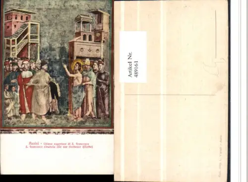 489161,Künstler AK L. Vignati Assisi Chiesa S. Francesco Religion