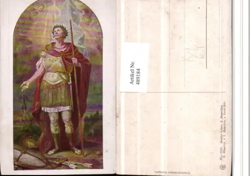 489184,Künstler AK Bonifaz Locher S. Maurice Mauritius Religion