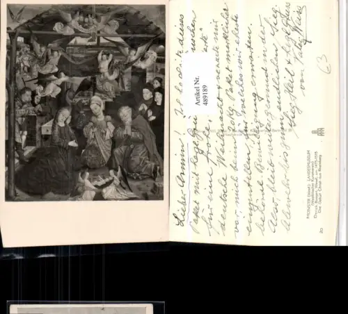 489189,Münster Landesmuseum Künstler Derick Baegert Geburt Christi aus Rheinberg