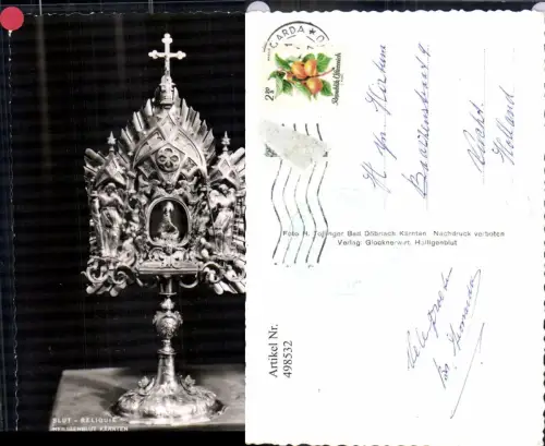 498532,Religion Blut Reliquie Heiligenblut Monstranz