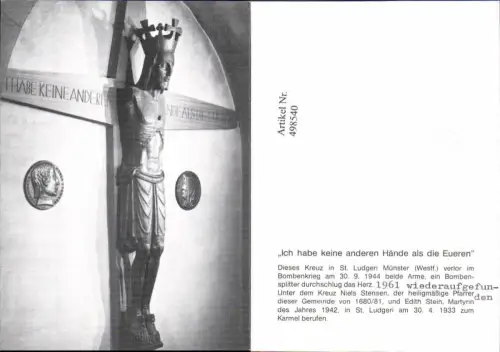 498540,Religion Kreuz St Ludgeri Münster Westfalen