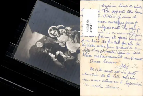 498543,Künstler Ak Jesuskind Kinder Heiligenschein Religion