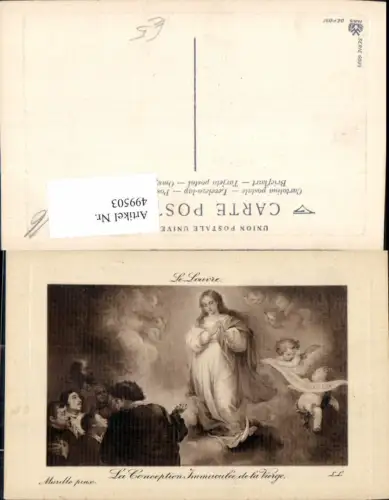 499503,Künstler Ak Murillo La Conception Immaculee de la Vierge Engel Religion