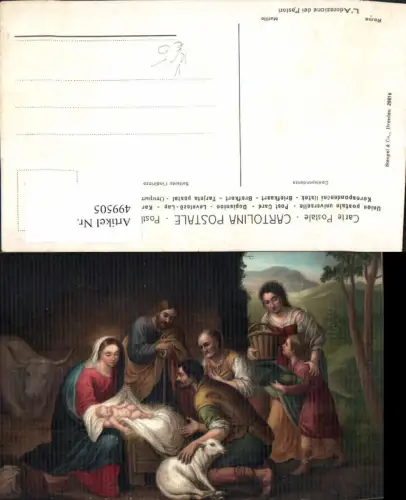 499505,Künstler Ak Murillo L Adorazione d Pastori Religion Jesuskind Jünger pub Stengel Co 29816