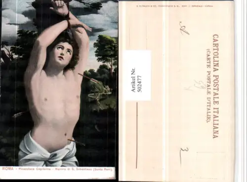 502477,Künstler AK Guido Reni Martirio di S. Sebastiano Heiliger Pfeile