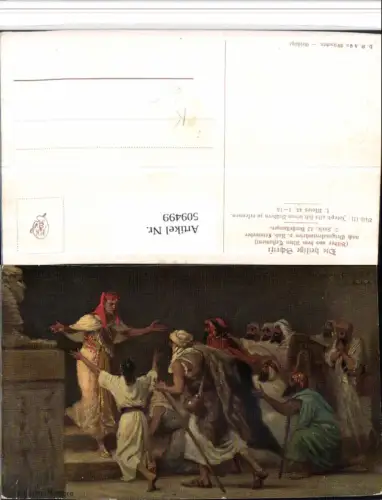 509499,Künstler AK Robert Leinweber Joseph gibt sich seinen Brüdern zu erkennen
