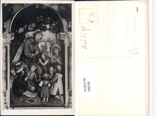 509596,Künstler AK Heiliger Kinder Religion