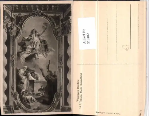 513102,Künstler AK G.B. Tiepolo Maria Himmelfahrt Bibelillustration