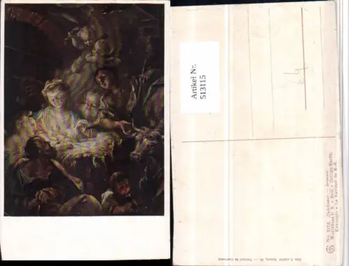 513115,Künstler AK Heilige Nacht Religion Maria Jesuskind Engel