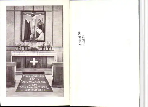 513131,Kirche Innenansicht Altar Kruzifix Religion