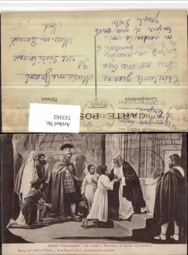 513162,Saint Tarcisius Priester On confie a Tarcisius la Sainte Eucharistie