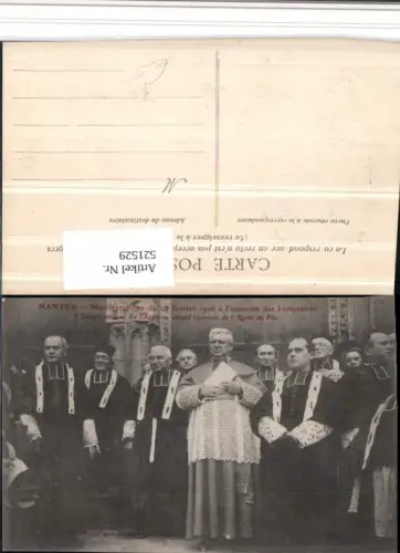 521529,Nantes Manifestations 1906 des Inventaires Religion Priester