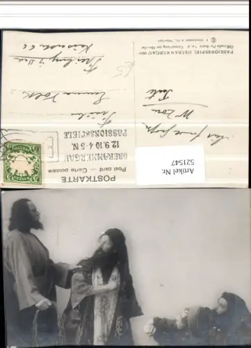 521547,Oberammergau Passionsspiel 1910 Religion