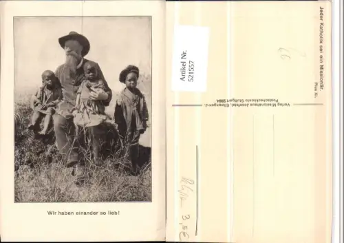 521557,Jeder Katholik sei ein Missionär Pius XI Mann Kinder Typen